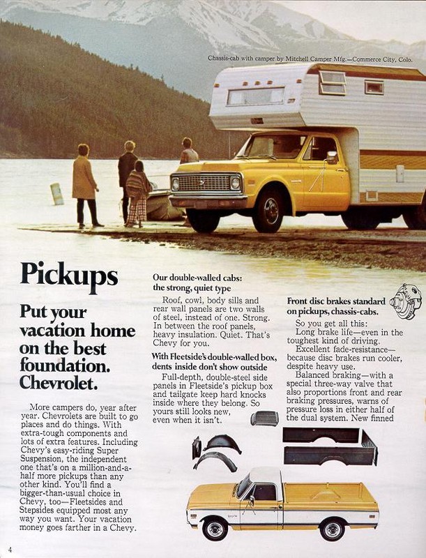 1971 Chevrolet Recreation Vehicles Brochure Page 5